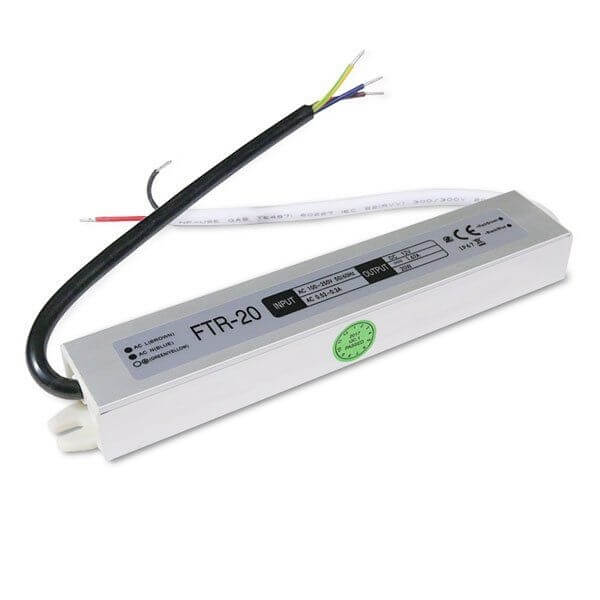 Блок живлення 12В 20Вт 1,67А FTR-20 IP67 Slim герметичний 1455